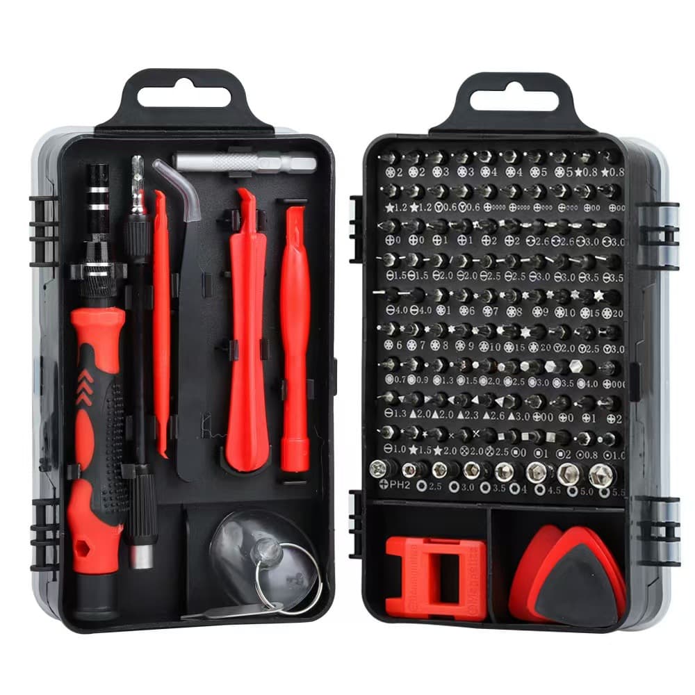 115-in-1 Value Pack Wholesale Phone Watch Repair Tool Kit Chrome Vanadium Steel 115-in-1 Screwdriver Set