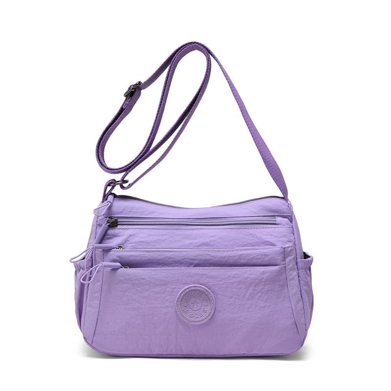 Crossbody Bag for Men and Women, Anti-Theft Shoulder Bag with Multiple Pockets, Lightweight Large Capacity Commuter Bag