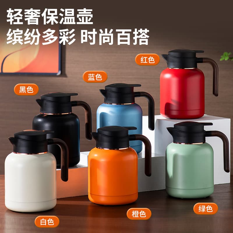 Cross-border Temu Amazon 304 Stainless Steel Tea Infuser Pot, Insulated Tea Kettle, Aged White Tea Separation Steeping Pot