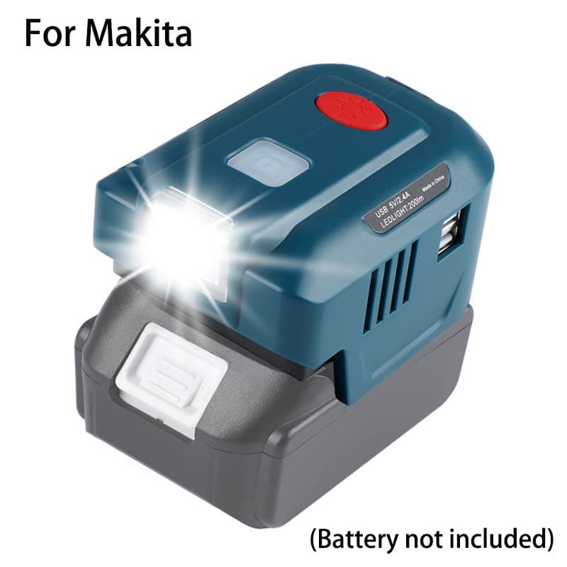 Compatible with DeWalt, Milwaukee, Bosch, Ryobi Tool Battery UIN01 AC110V220V Inverter USB