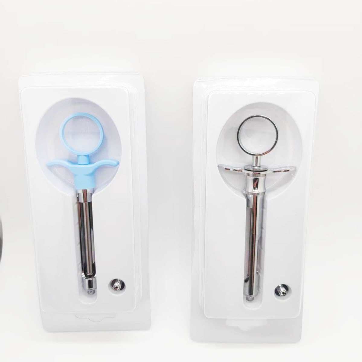 Cross-border hot selling stainless steel syringes dental accessories blue syringes dental instruments oral instrument materials