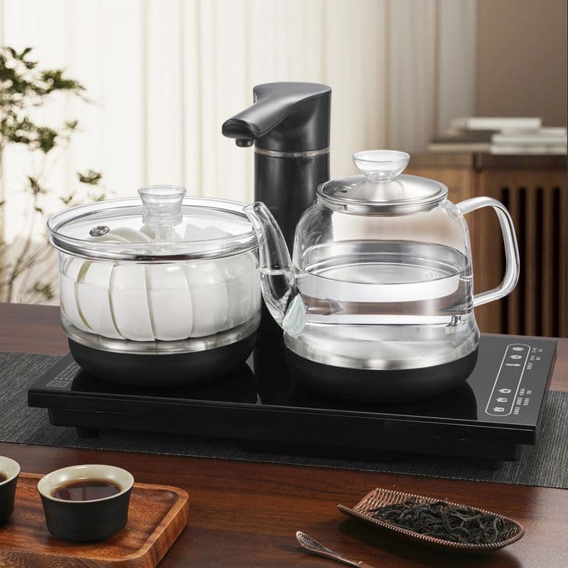 New Fully Automatic Water-Filling Kettle with Thickened Embedded Smart Sterilization and Tea Brewing Electric Tea Stove Integrated Tea Bar Machine
