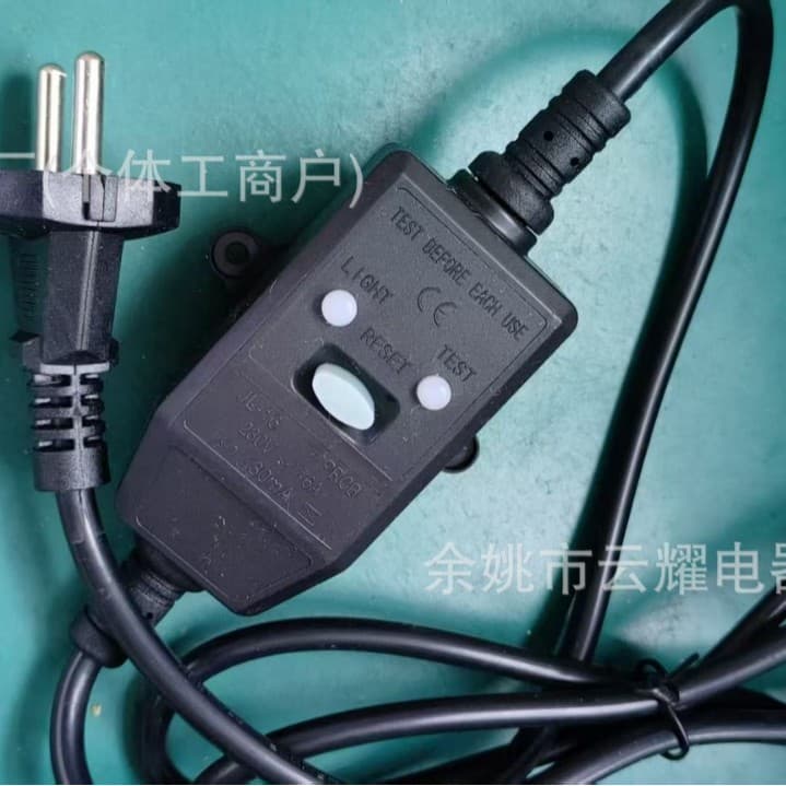 European standard two-core with CE certification 01 European plug leakage protection 02 European standard two-plug power cord. Flat wire and round wire