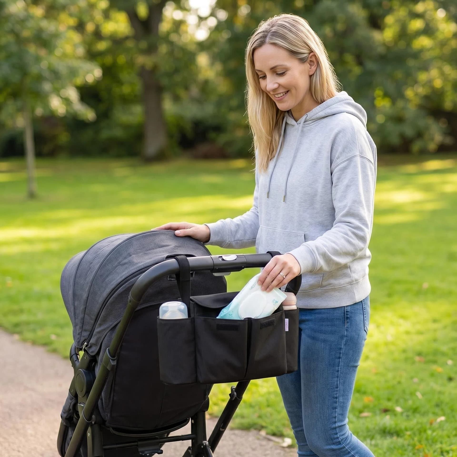 Cross-border popular mommy bag, crossbody bag, baby storage bag, stroller bag, accessories, convertible shoulder bag