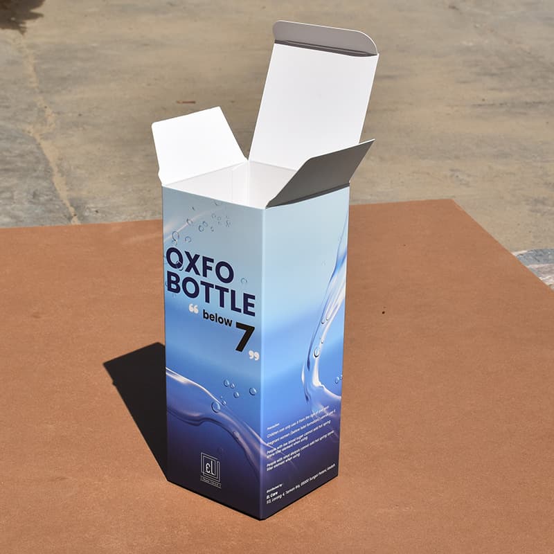White cardboard color box printing, filter packaging boxes, small batch packaging boxes with logo printing, hot stamping available, UV coating.