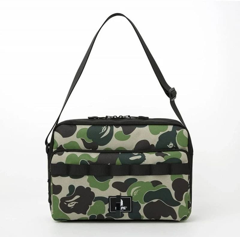 Japanese Magazine Style BAPE Ape Head Digital Print Full Oxford Cloth Single Shoulder Crossbody Bag Streetwear Brand In Stock