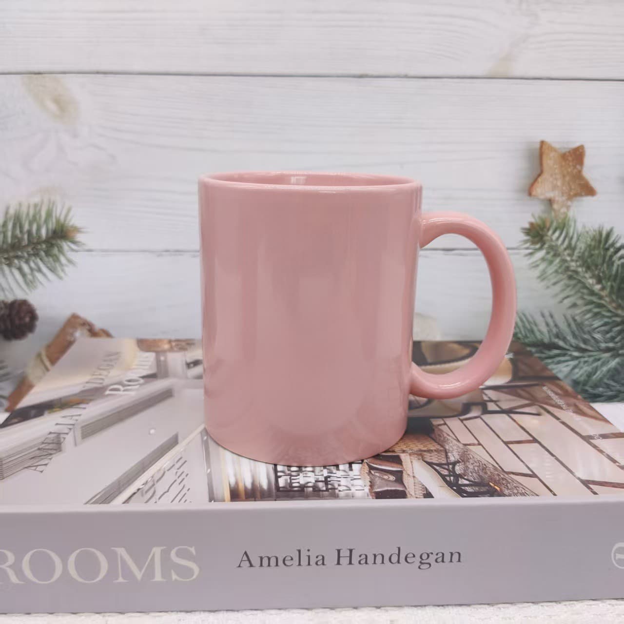 Colorful Ceramic Mug with Custom Logo 11OZ Straight Cup High-End Coffee Cup Kids Cup Gift Cup