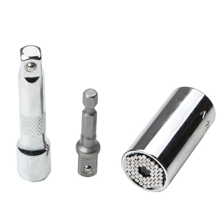 Universal socket Universal magic socket Multifunctional hand drill socket 3/8 medium flying 7-19 medium fast ratchet wrench