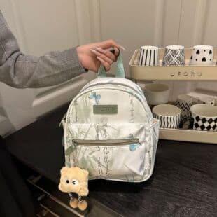 New Chinese Style National Butterfly Print Handbag Commuter Casual Backpack 2025 Summer Sweet Girl Mini Backpack