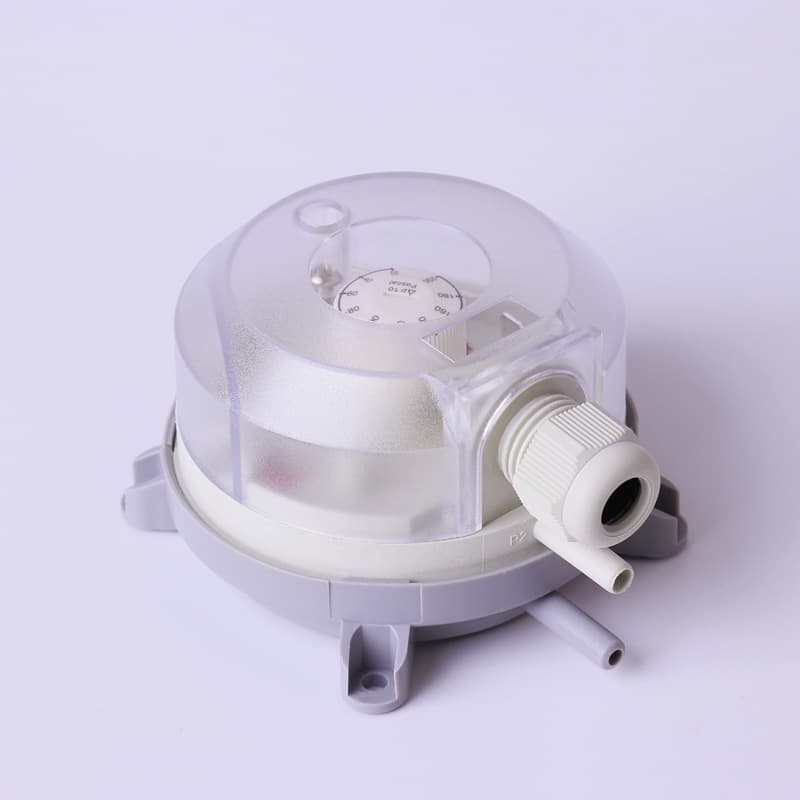 Air Differential Pressure Switch Micro Differential Pressure Gauge Digital Display Wind Pressure Sensor Gas Flow Meter Fire Ventilation Range