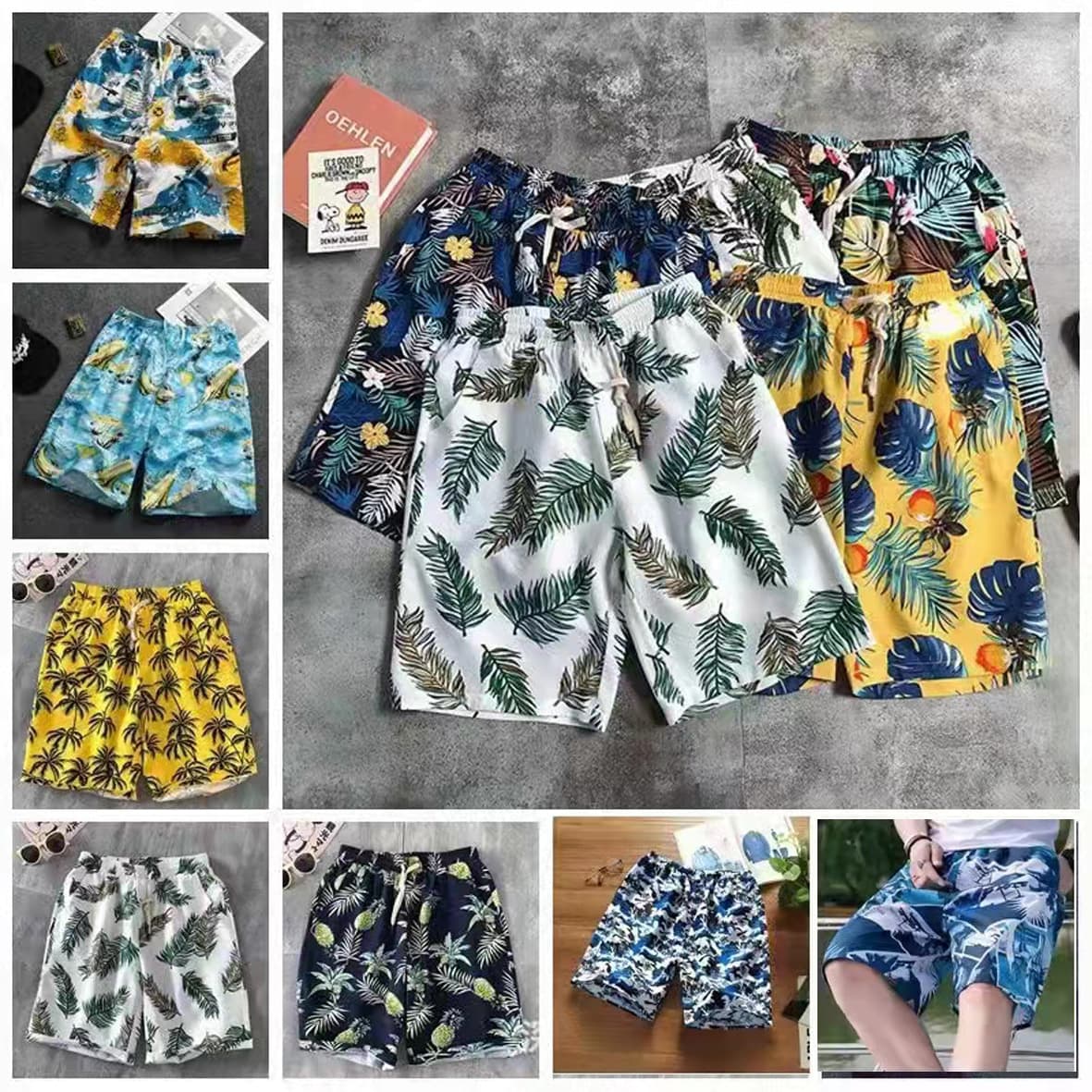 Beach Sandscape Men's Midwaist Shorts Wholesale Alibaba 1688 Clearance Processing Beachwear From China Mainland