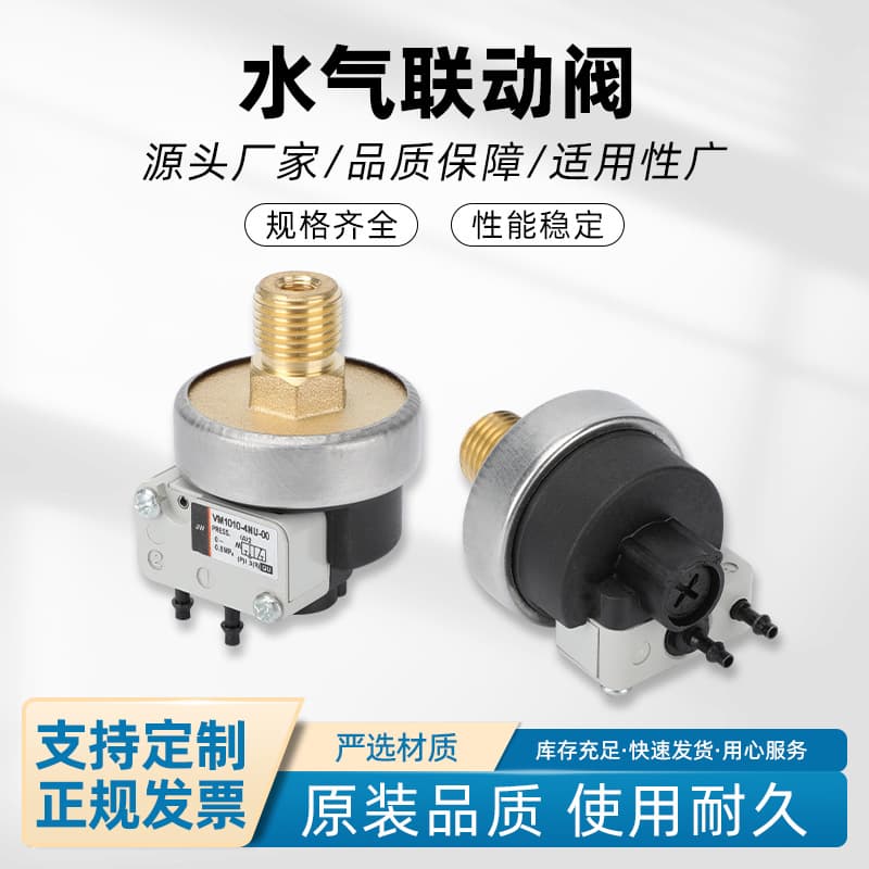 Water-Gas Linkage Valve Water Pressure Switch Gas Valve Switch Water Pressure Pneumatic Valve Normally Closed High Pressure Micro Pressure Pneumatic Switch Water Pump