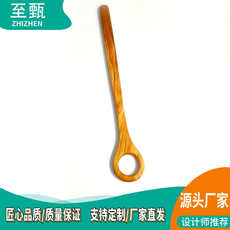Factory direct sales olive wood coffee milk tea stirring stick solid wood mixing wooden sourdough bread making tool
