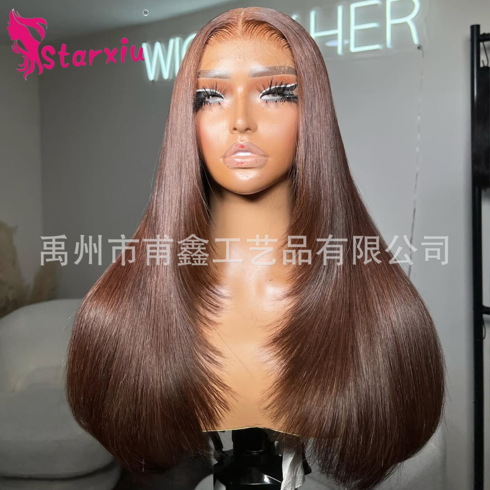 DD Vietnam Hair Bone Straight Human Hair Wig Front Lace Xuchang Real Human Hair
