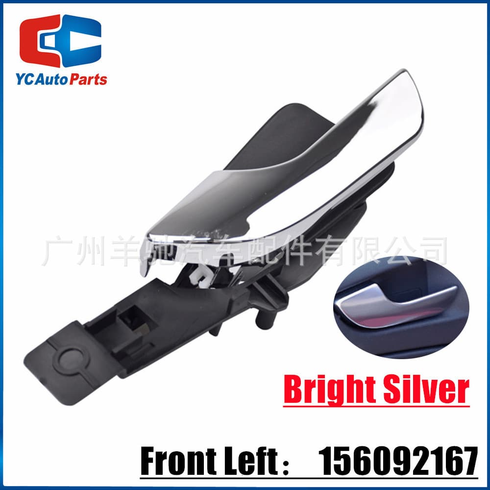 156092167 Car Front Left Door Handle Chrome Bright Finish for Alfa Romeo