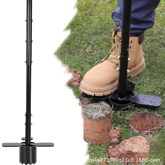 Lawn Transplant Tool Lawn Plug Cutter Lawn Repair Tool Turf Plug Bulb Planting Tool