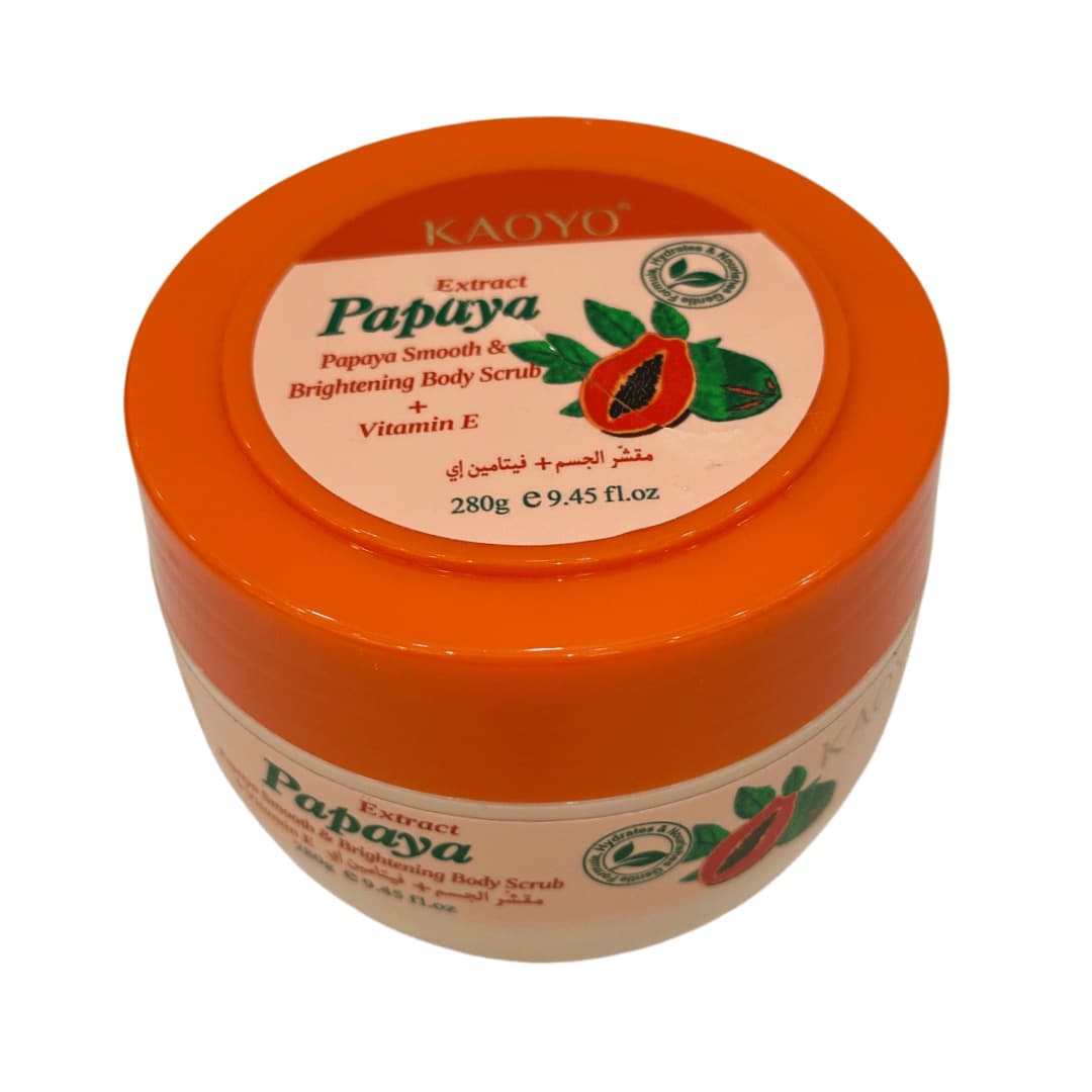Papaya Body Scrub for Exfoliation and Gentle Cleansing of Skin