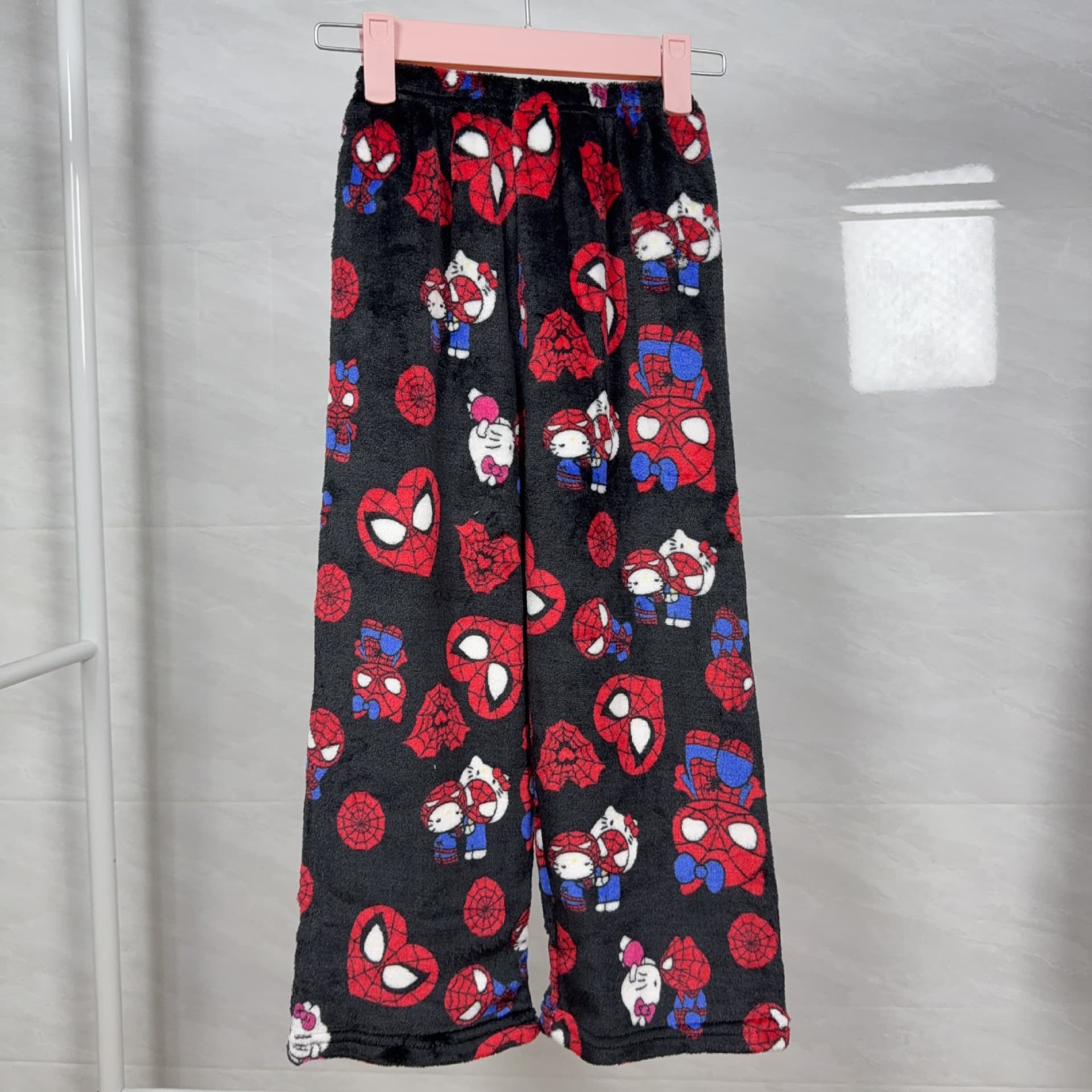 Flannel Children's Pants Autumn Winter New Fleece-Lined Thickened Casual Home Warm Pants for Boys and Girls Baby Kids Clothing Pants