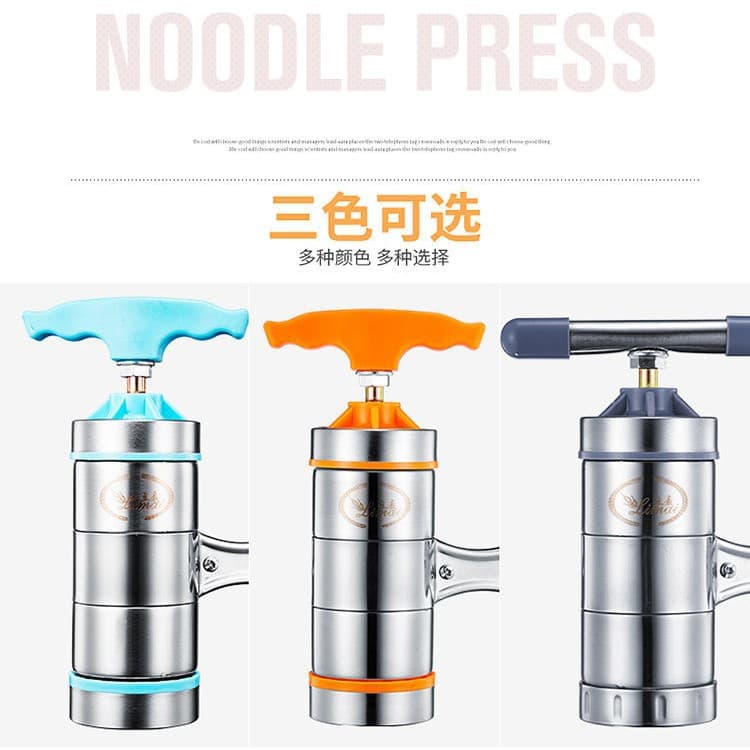 Li Mai Stainless Steel Small Manual Noodle Machine Hand Crank Pasta Maker Kitchen Tool
