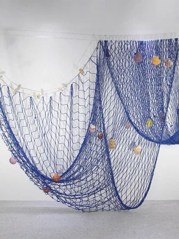 Fishing Net Rope Grid Photo Wall Hanging Background Wall Decoration for Kindergarten Creative Layout