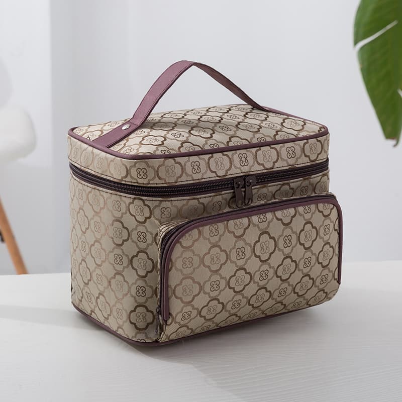Student Travel Makeup Bag Organizer Large Capacity Handheld Women's Cosmetic Case Zipper Portable Toiletry Bag Wholesale