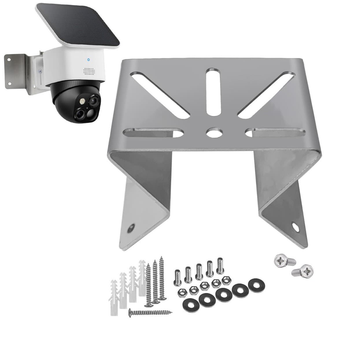 Universal Outer Corner CCTV Camera Bracket Stainless Steel Multi-Functional Wall Mount Base