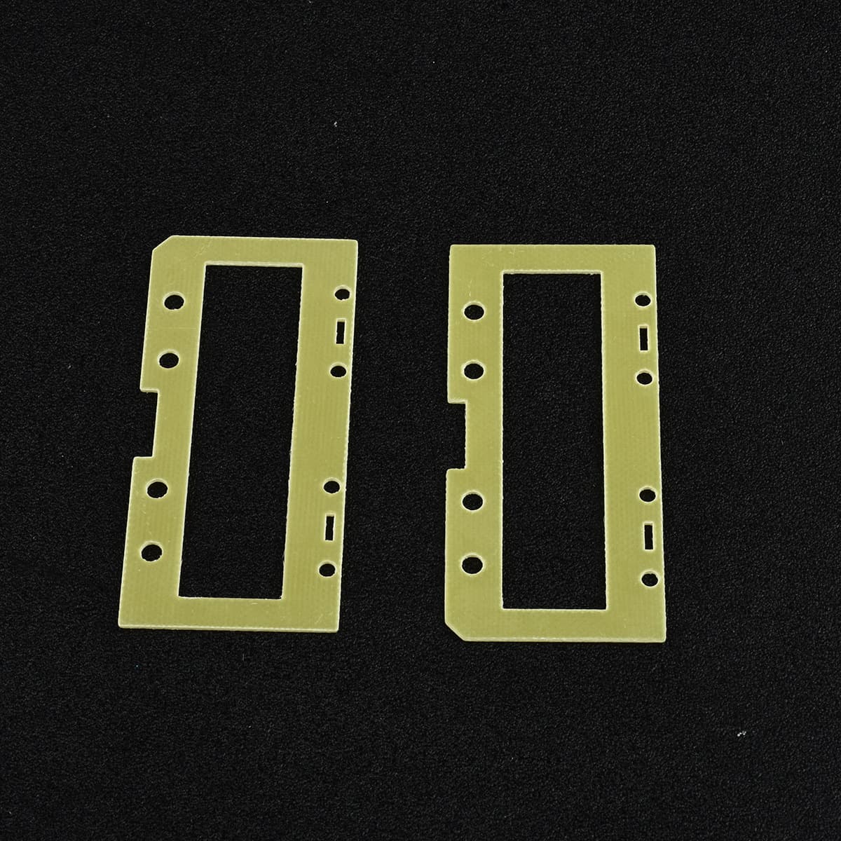High-Temperature Yellow Epoxy Sheet, Engraved Parts Special-Shaped Components, Flame Retardant Resin Board Insulation Board Drilling Backing Plate