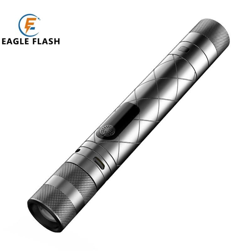 Outdoor Legal Self-defense Alarm with Arc High-voltage Weapon, High-tech High-power Anti-harassment Flashlight