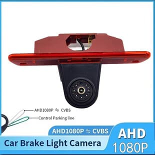 High-Mount Brake Light Car HD Night Vision Reverse Camera for Citroen Toyota Peugeot