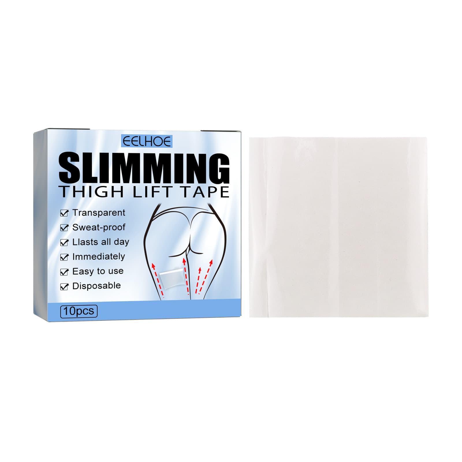 EELHOE Thigh Lifting Tape - Lazy Thigh Shaping for Slimmer Legs Body Patch