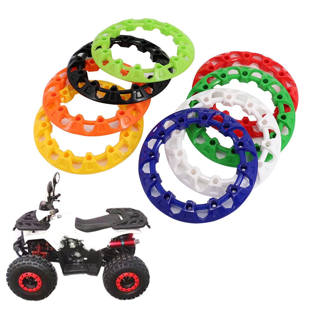 Wholesale 8 10 Inch Hub Decorative Trim Rings for ATV Sand Buggy Off-Road Vehicle Colored Wheel Covers