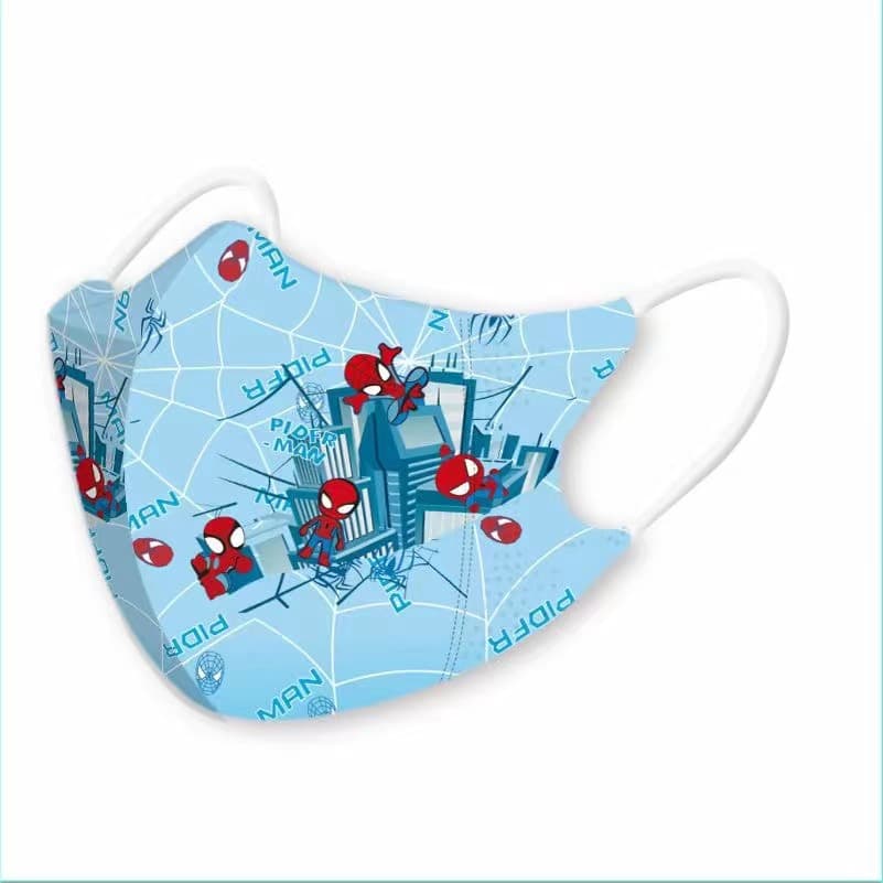 New 3D children's mask positioned cartoon Spider-Man Ultras student boy mask individually packaged