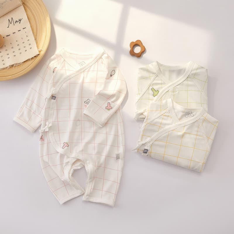 Newborn Baby Summer Thin Bodysuit Infant Clothes Baby Summer Outfit Butterfly Suit