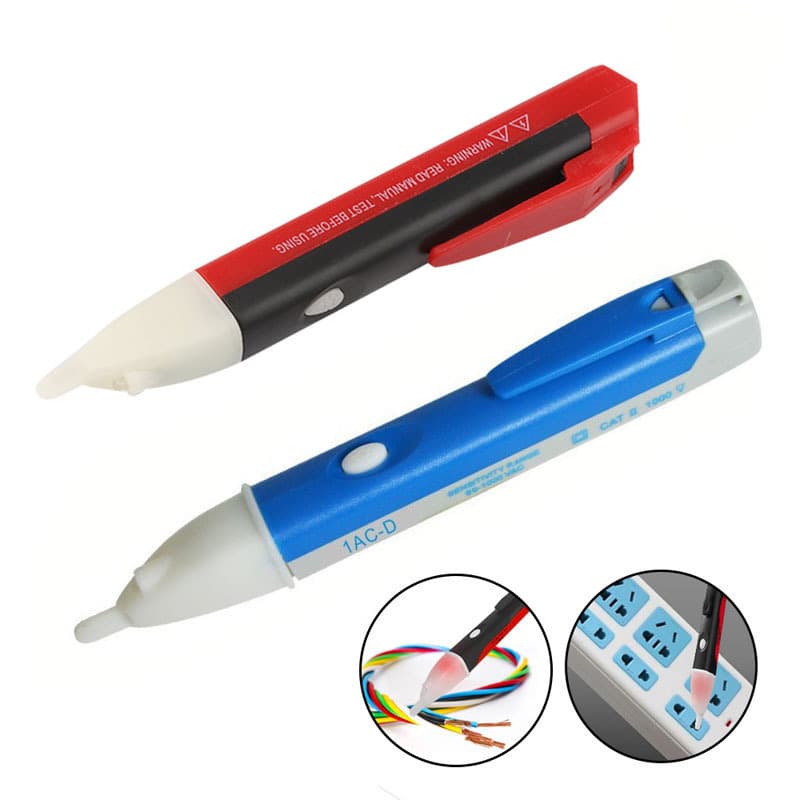 Induction Voltage Tester Electrician Pen High Precision Breakpoint Detection Zero and Live Wire Tester Home Use Audible and Visual Alarm Voltage Detector