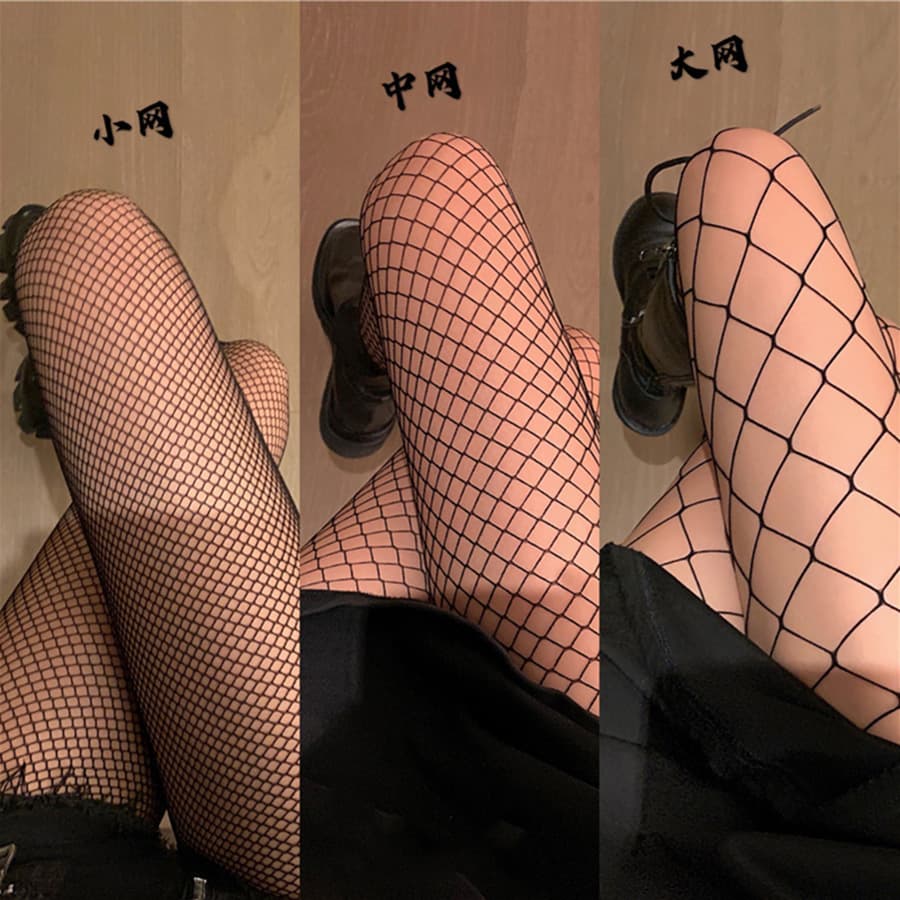 2023 New Pure Desire Slimming Fishnet Stockings Women's Sexy Internet Celebrity Mesh Pantyhose Hollow Small Medium Large Net