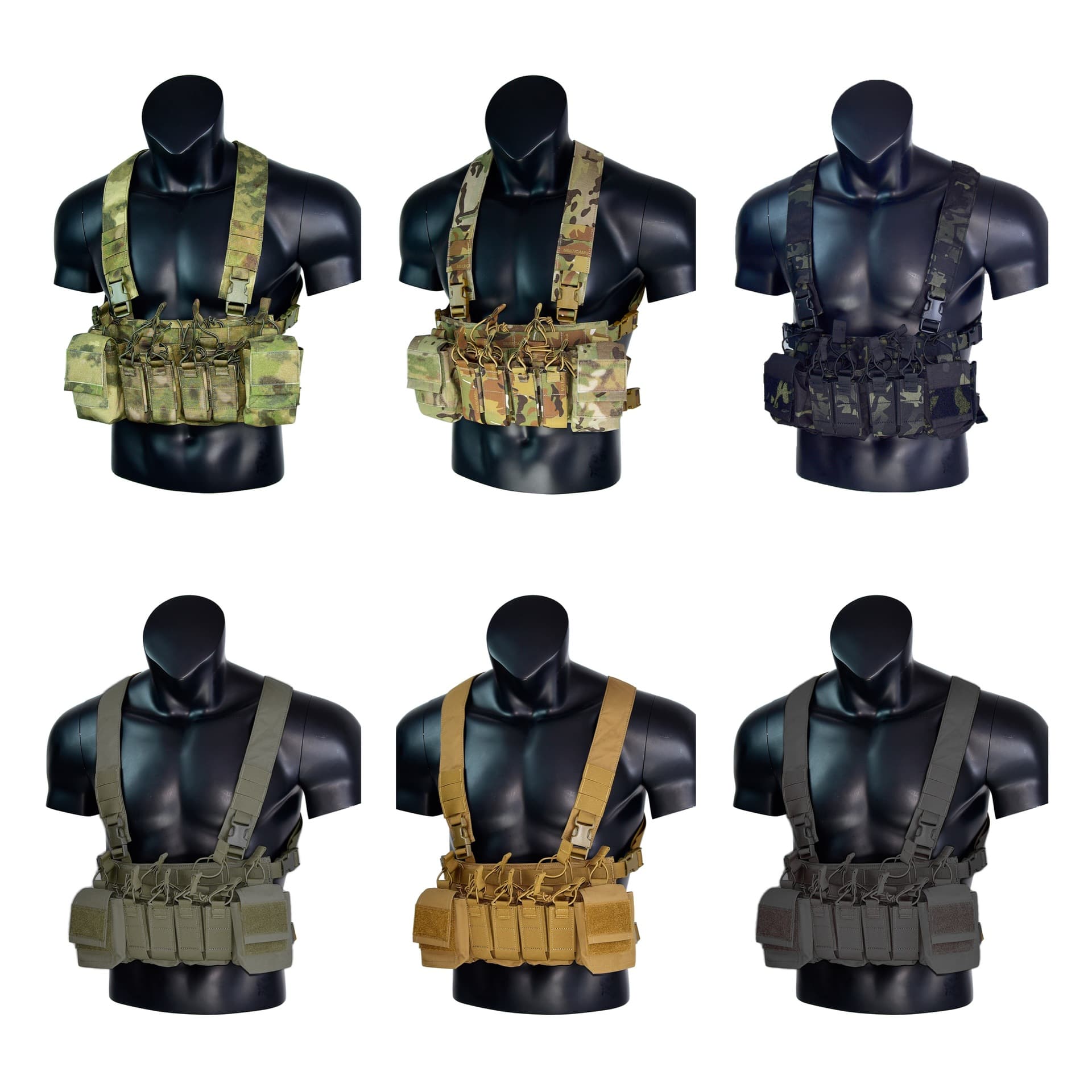 Tactical bellyband chest vest MC all-terrain camouflage lightweight D3CRX tactical vest 5.56 quadruple cross-border
