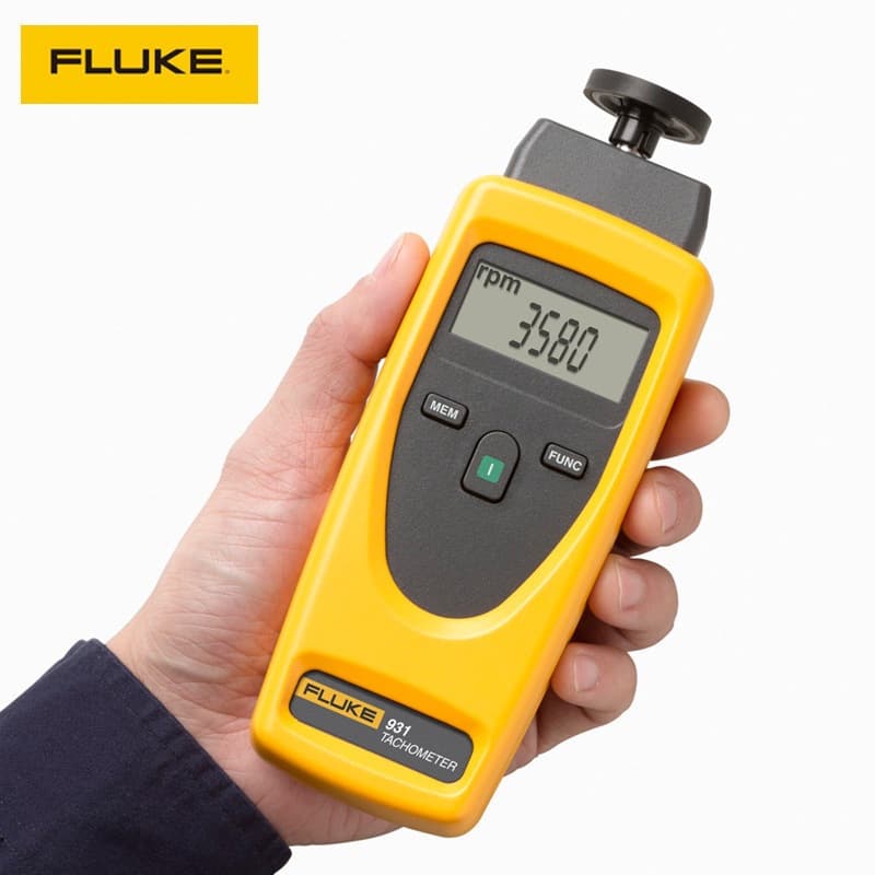 Fluke 931 Handheld Speed Tester Digital Tachometer Optical Measurement Digital Tachometer