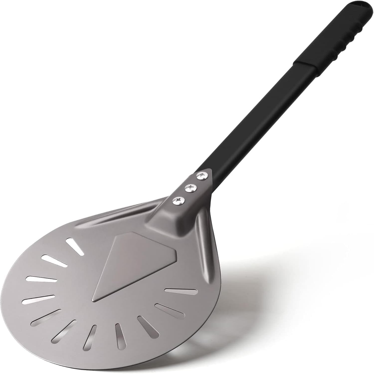 Cross-border thickened 7-inch 8-inch 9-inch household pizza shovel punching anode dura punching shovel oven flip transfer shovel