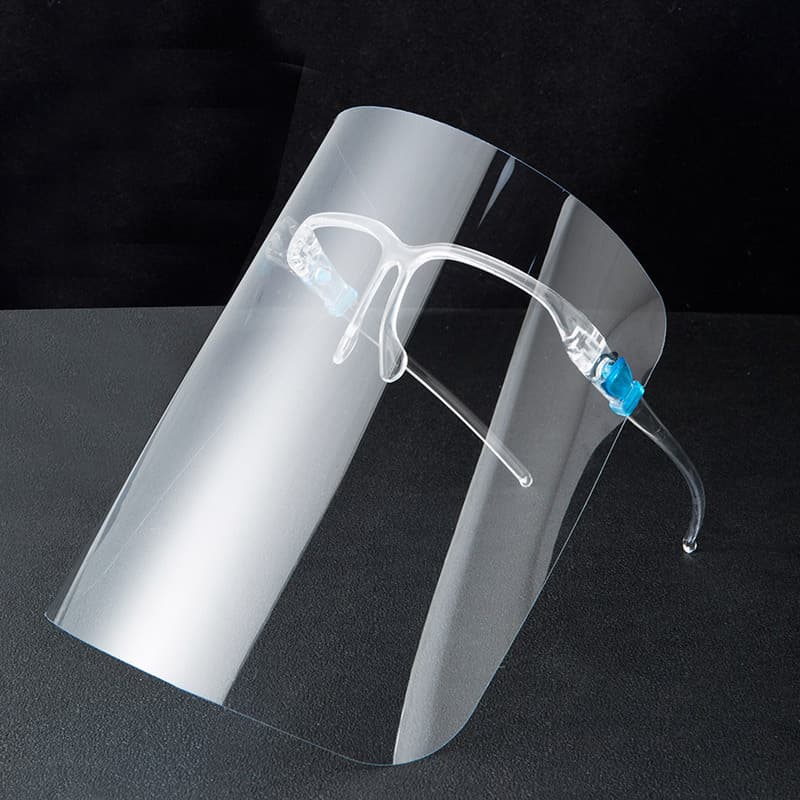 Protective face shield, anti-fog mask, children's protective transparent face shield, anti-fog PET double-sided film direct from manufacturer