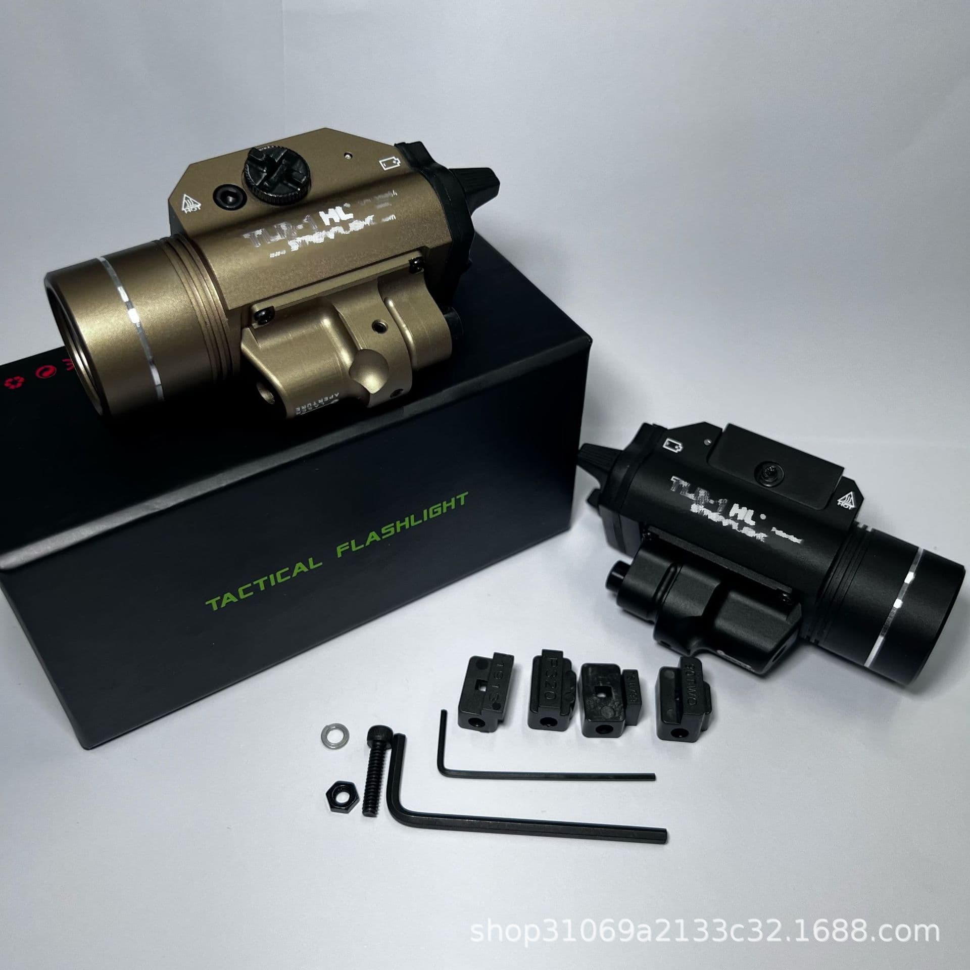 Cross-border TLR-1V red laser bright light tactical flashlight flashlight Glock LED rail bright light remote