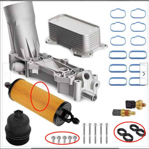 68105583AF is suitable for Chrysler Dodge Wrangler engine oil cooler radiator.