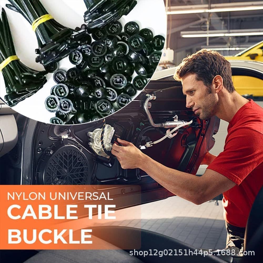 Multi-Purpose Zip Tie Clips for Fastening Engine Guards, Fender Liners, Mud Flaps, Trunk Interior Panels, and Covers