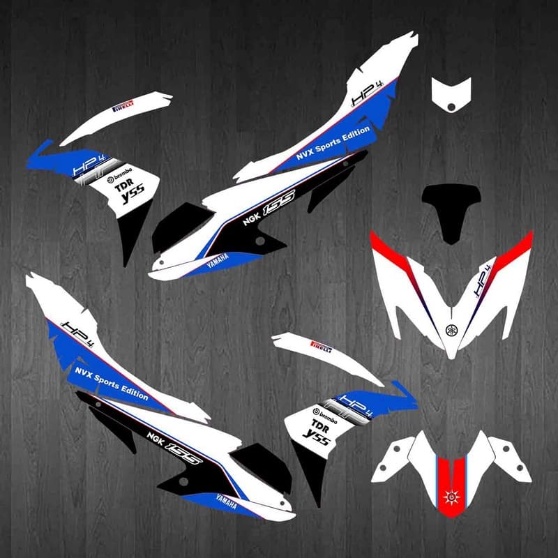 Scooter Decal Sticker Compatible with YAMAHA 17-21 NVX AEROX Wrap Decal RK