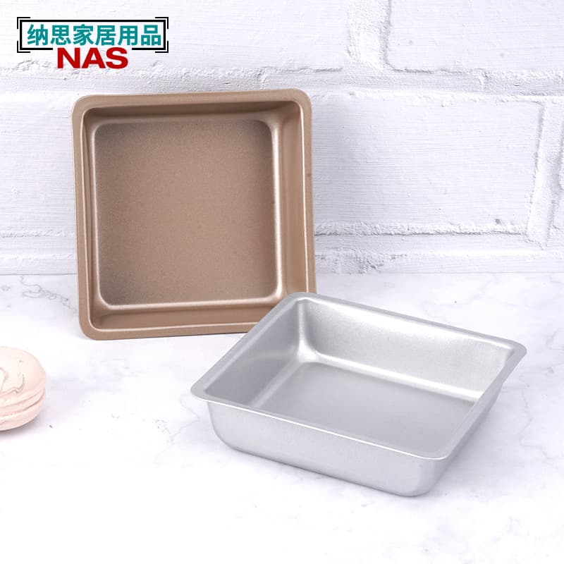 Square Carbon Steel Baking Pan Non-Stick Bread Baking Mold Amazon Export Special Baking Cake Pan