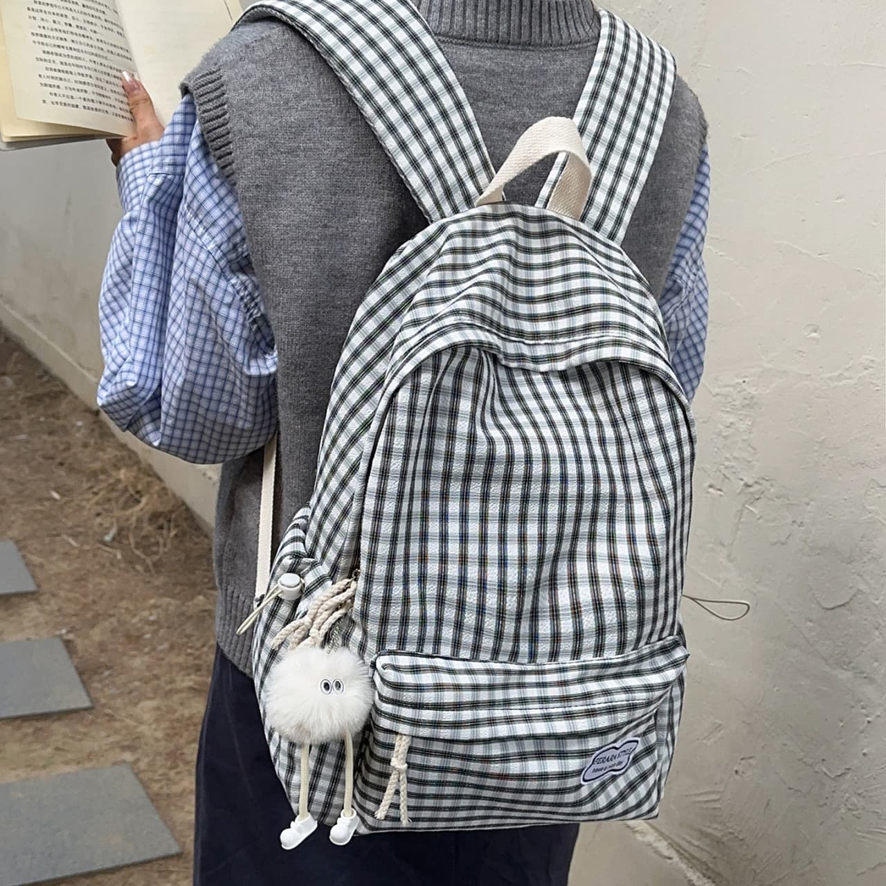 Cross-border girls' schoolbags, niche students, versatile mini backpacks, casual backpacks, large capacity, good looks and lightweight