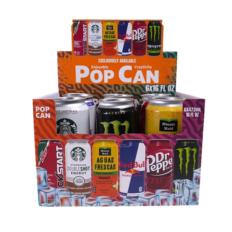 Cross-Border New Product 473ml Large Soda Can Tobacco Container, Storage Tool Metal Can Sealed Container