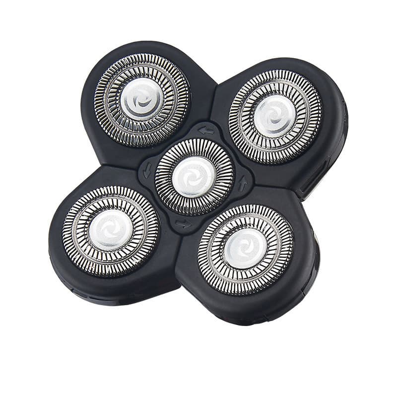 Spare blades for baldness clippers, five-blade and multi-blade baldness clipper attachments.