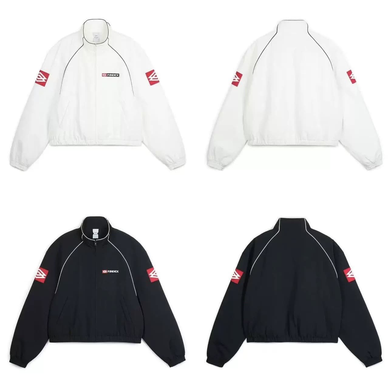 Protocol Index 26s Retro Racing Patch Air Jacket and Straight-Leg High-Waist Track Pants Set