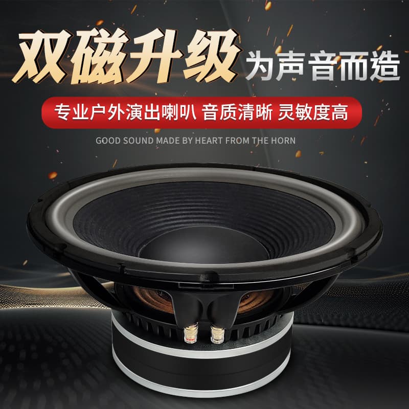 Jinggeyuan 15-inch Speaker 220 Magnet 100 Core 1600W High Power Ultra Heavy Bass KTV Performance Woofer