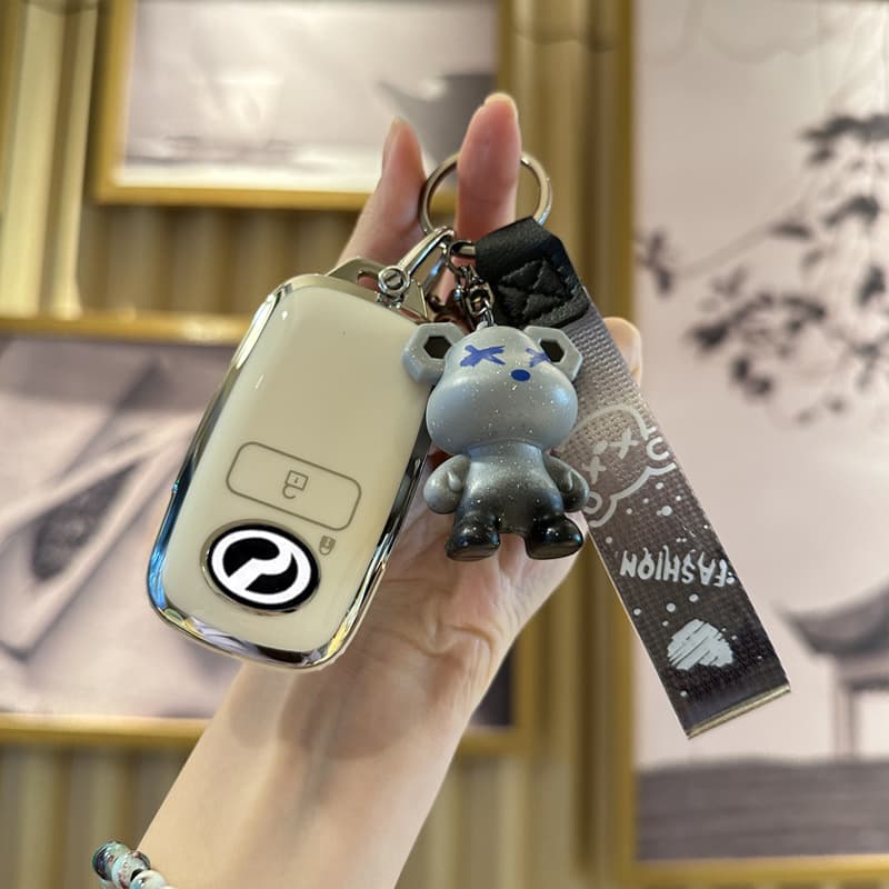 Compatible with PERODUA Key Case for Malaysia Toyota Car Remote Protection Cover Keychain